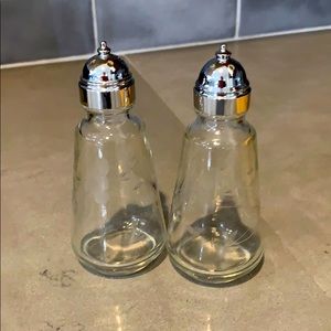 Princess House Crystal Salt and Pepper Shakers